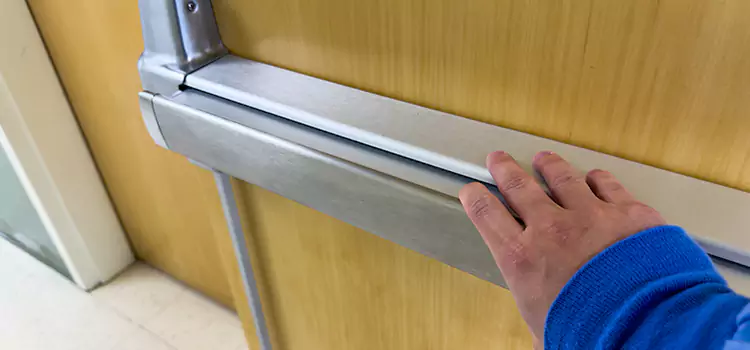 Installing a Push Bar on a Door Cornelius