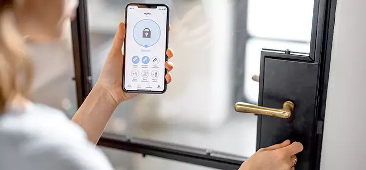 Fingerprint Door Lock Installation Cornelius